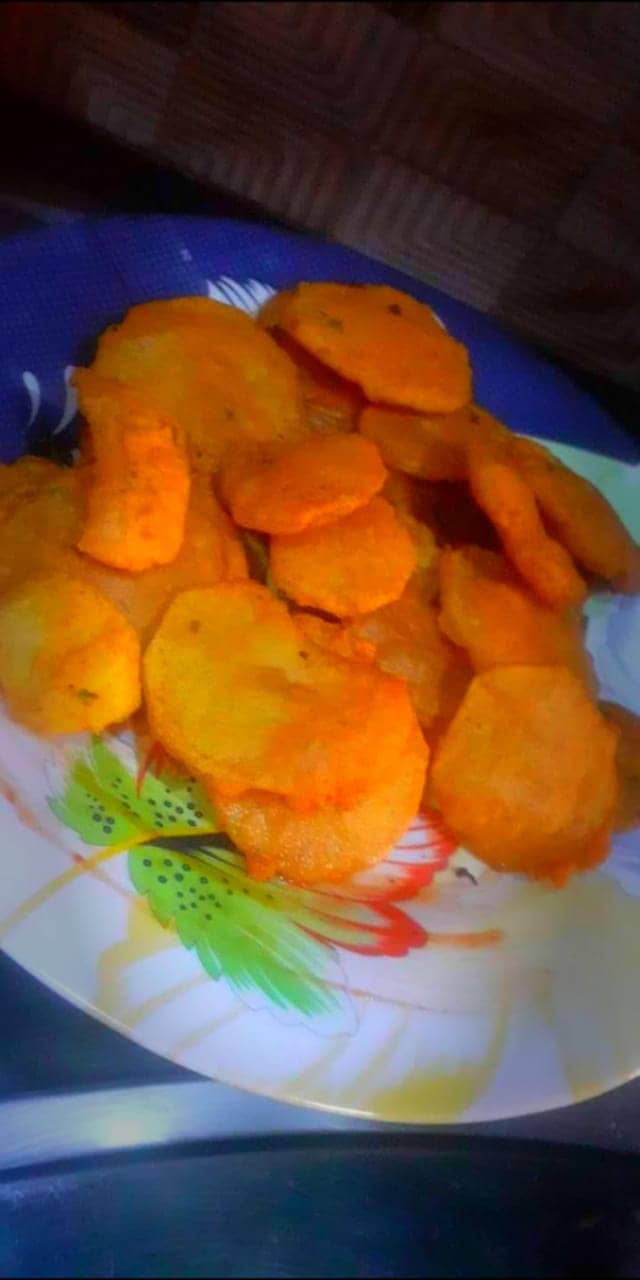 Gram Folded Fried Potato Or Spicy Aloo Pakora